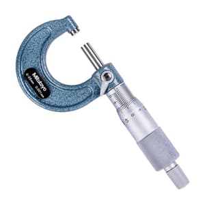 Mitutoyo 0 - 25 mm Outside Micrometer (Economy Design), 103-129