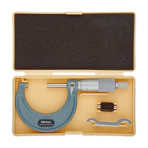 Mitutoyo 25 - 50 mm Outside Micrometer (Economy Design), 103-130