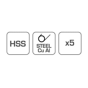 Hogert 5 Pcs Replaceable Blades for Pipe Deburrer, HT1P622