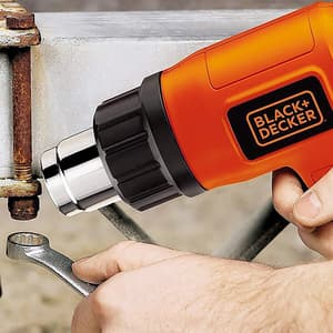 Black+Decker 1800W Dual Temperature 2 Speed Heat Gun (Orange & Black), KX1800-B1