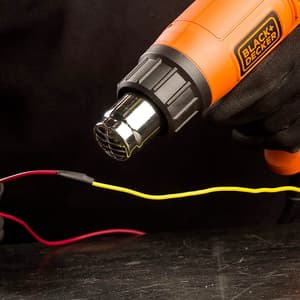 Black+Decker 1800W Dual Temperature 2 Speed Heat Gun (Orange & Black), KX1800-B1