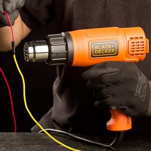 Black+Decker 1800W Dual Temperature 2 Speed Heat Gun (Orange & Black), KX1800-B1