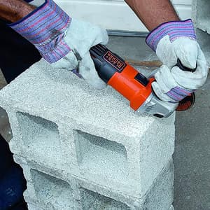 Black+Decker 650W /100mm Small Angle Grinder (Red & Black), G650-IN
