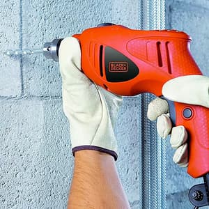Black+Decker 10mm 500W Hammer Drilling Machine, HD400-IN