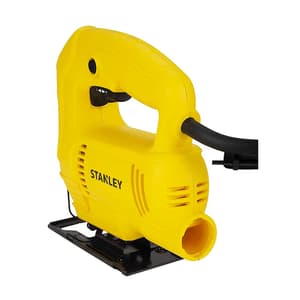 Stanley 19mm 450W Variable Speed Jigsaw For Cutting Wood, Sheet, Metal & Plastic With 6 Position Speed Dial, SJ45-IN