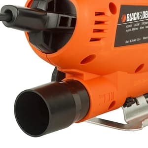 Black+Decker 600W Variable Speed Slightline Autoselect Pendulum Jigsaw With Kitbox & 10 Blades, KS900EKX-IN