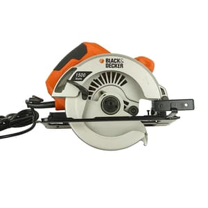 Black+Decker 1500W /185mm Wood Cutting Circular Saw with 2x36T TCT Blades, CS1500-IN