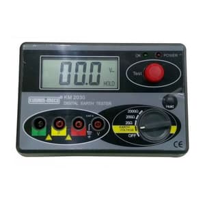 Kusam-Meco 3-1/2 Digits / 2000 Ohms Digital Earth Resistance Tester, KM 2030