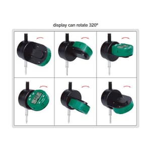 Insize 12.7 mm / 0.5 inch Back Plunger Type Digital Indicator, 2118-10
