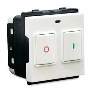 Schneider Electric Opale 25 Amp Motor Starter Switch (Pack of 10 Pcs), X1186WH