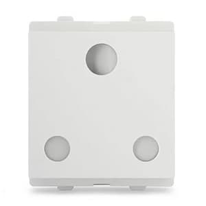 Schneider Electric Opale 16 Amp 3 Pin Socket Outlet With Shutter - White (Pack of 10 Pcs), X2103WH