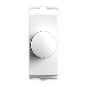 Schneider Electric Opale 1 Module 400 W Dimmer - White (Pack of 10 Pcs), X3104WH