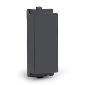 Schneider Electric Opale 1 Module Blank Off Unit - Coke Grey (Pack of 20 Pcs), AAKY0001