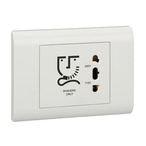 Schneider Electric Opale Shaver Socket, AAKX6006