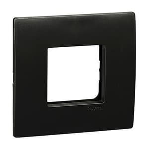 Schneider Electric Opale 1-2 M Grid & 2 Module Cover Frame - Coke Grey (Pack of 10 Pcs), AAKY0802