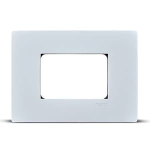 Schneider Electric Opale 3 M Universal Grid & 3 Module Cover Frame - White (Pack of 10 Pcs), X0733WH