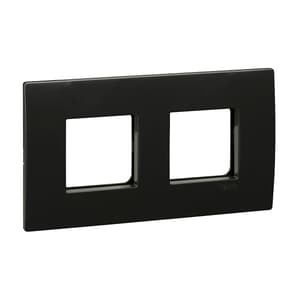 Schneider Electric Opale 4 M Grid & 4 Module Cover Frame - Coke Grey (Pack of 10 Pcs), AAKY0804