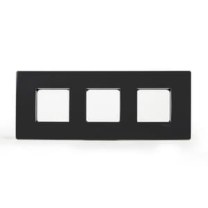 Schneider Electric Opale 6 M Grid & 6 Module Cover Frame - Coke Grey (Pack of 5 Pcs), AAKY0806