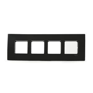 Schneider Electric Opale 8 M Grid & 8 Module Cover Frame Horizontal - Coke Grey (Pack of 5 Pcs), AAKY0808