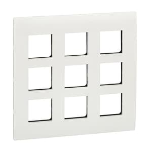 Schneider Electric Opale 18 M Grid & 18 Module Cover Frame - White (Pack of 5 Pcs), AAKX0718