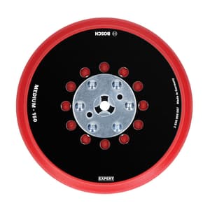Bosch 150 mm Expert Multihole Universal Backing Pad Medium, 2 608 900 007