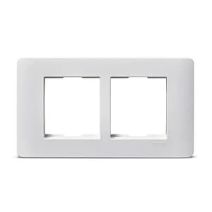 Schneider Electric Zencelo 4 M Grid & 4 Module Cover Frame - White (Pack of 10 Pcs), IN8404C