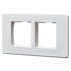 Schneider Electric Zencelo 4 M Grid & 4 Module Cover Frame - White (Pack of 10 Pcs), IN8404C