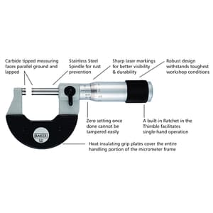 Baker 4 - 5 inch External Micrometer, INC5 - 1