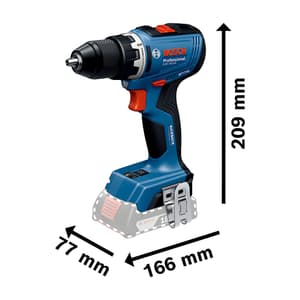 Bosch 18V / 13 mm Professional Cordless Drill Driver (Bare Tool), GSR 18V-65