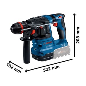 Bosch 18V Professional Cordless Rotary Hammer with ONECHUCK (Bare Tool), GBH 18V-22 X