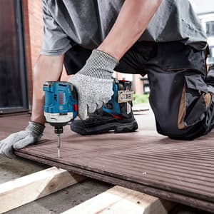 Bosch 18V Professional Cordless Impact Driver with Charger & 2 Pcs 2.0Ah Batteries , GDR 18V-215