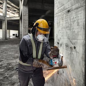 Bosch 125 mm / 5 inch 18V Professional Cordless Angle Grinder (Bare Tool), GWS 18V-15 S