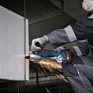 Bosch 100 mm / 4 inch 18V Professional Cordless Angle Grinder (Bare Tool), GWS 18V-8