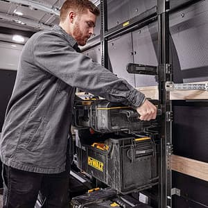 Dewalt Toughsystem 2.0 (DS166) Small Stackable Tool Box With 50 Kg Load Capacity, DWST83293-1