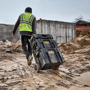 Dewalt Toughsystem 2.0 (DS450) Mobile Stackable Tool Box With 113 Kg Load Capacity, DWST83295-1