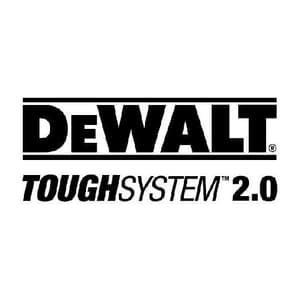 Dewalt Toughsystem 2.0 Half Width Clear Lid Deep Organiser With 6 Removable Deep Cups & 10 Kg Load Capacity, DWST83392-1