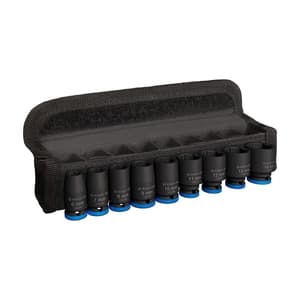 Bosch 9 Pcs 1/4 Inch Sq. Drive PRO Standard Impact Socket Set, 2 608 003 034