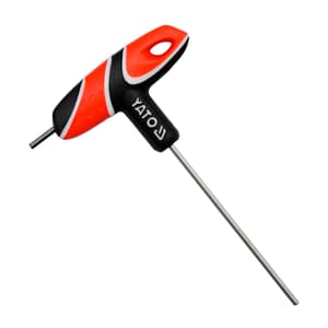 Yato 3.0 mm T-Handle Hex Allen Keys, YT-05572