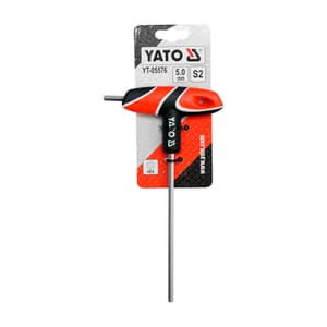 Yato 5.0 mm T-Handle Hex Allen Keys, YT-05576