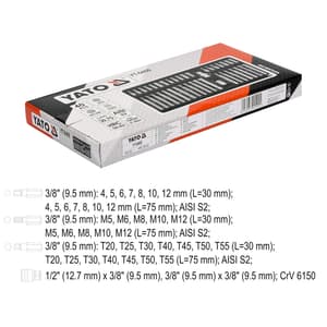 Yato 40 Pcs Mix Screwdriver Bit Sets, YT-0400