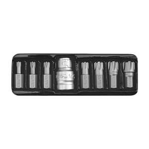 Yato M5 - M14 Ribe Screwdriver Bit Set (Pack of 8 Pcs), YT-0418