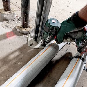 Metabo 18V / 2 x 4 Ah Li-ion Cordless Impact Wrench, SSW 18 LTX 300 BL