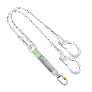 Karam 2 Mtr Energy Absorbing Double Braided Rope Lanyard, PN351 (A)