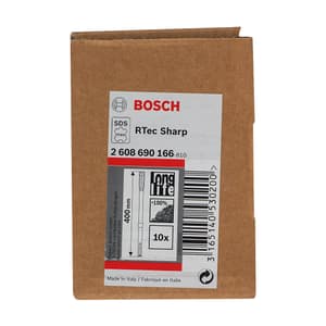 Bosch 25 x 400 mm Flat Chisel with SDS Max Shank (Pack of 10 Pcs), 2 608 690 575