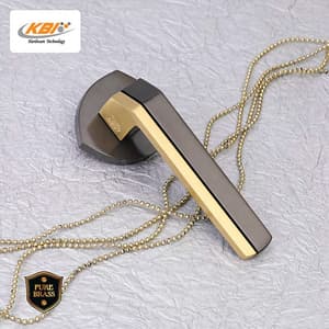 KBI heart-beat Antique & Golden Mortise Handle