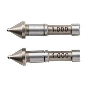 Mitutoyo 1.191 mm Dia. Interchangeable Ball Anvil-spindle Tip for Gear Tooth Micrometers, 124-803