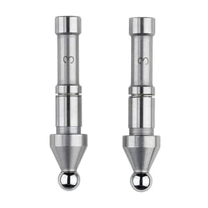 Mitutoyo 3.0 mm Dia. Interchangeable Ball Anvil-spindle Tip for Gear Tooth Micrometers, 124-807