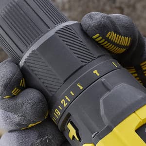 Stanley 20V / 1.5 Ah / 13 mm Cordless Brushed Hammer Drill With 2 Batteries & Charger (FATMAX), SCD711C2K