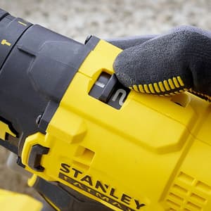 Stanley 20V / 2.0 Ah / 13 mm Cordless Brushed Hammer Drill  With 2 Batteries & Charger (FATMAX), SCD711D2K