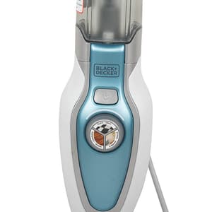 Black+Decker 1600-Watt Steam Mop with Auto Select Technology & 99.9% Germ Protection (White/Blue), FSM1620-B1